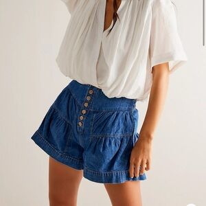 Free People Fleur Denim Women's Shorts